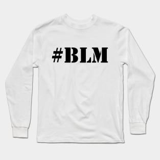 #BLM (for light backgrounds) Long Sleeve T-Shirt